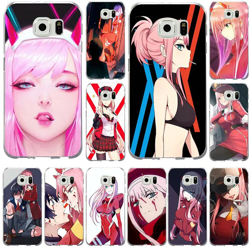 

Soft TPU Cell Phone Cases Cover for Samsung Galaxy Note 2 3 4 5 8 S2 S3 S4 S5 Mini S6 S7 S8 S9 Edge Plus Darling in the FranXX