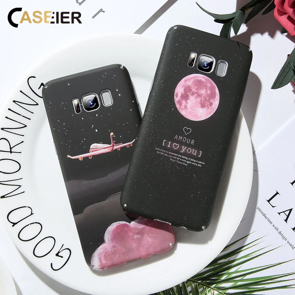 Caseier чехол для телефона samsung galaxy S10 плюс Примечание 10 A7 2018 Звезда Луна телефон