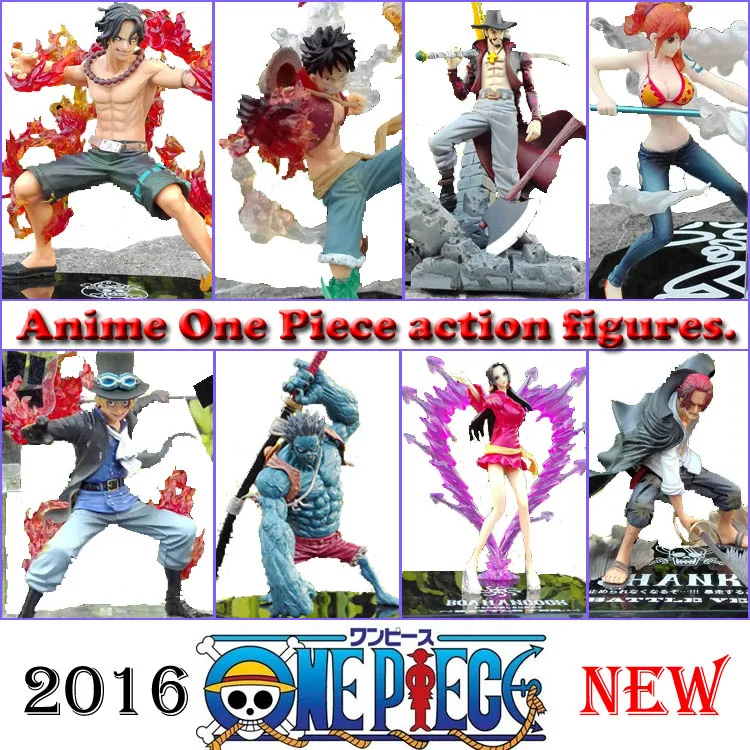 

Japan Anime One Piece Zoro Usopp Nami Robin Sanji FRANKY Onepiece Fighting LUFFY Ace Sabo Action Figure Hancock Mihawk New World