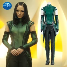 MANLUYUNXIAO Mantis Косплей стражи галактики 2 супергерой одежда на Хэллоуин, костюмы для женщин зеленый кожаный костюм размера плюс