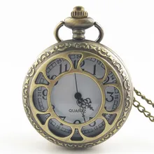 Новая старинная бронза серебро черные полые карманные часы односексапильные стимпанк номер мужские и женские карманные часы для подарка