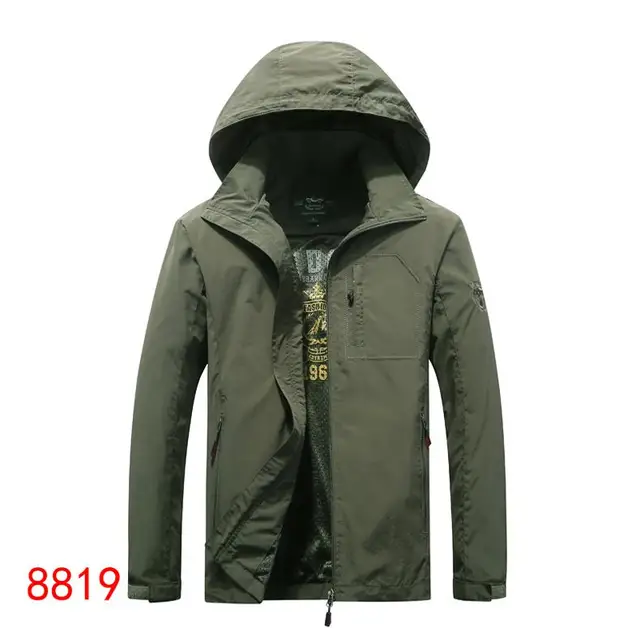 Spring Sunmer Coat Jacket Men Comfortable Waterproof Jackets Plus Size ...