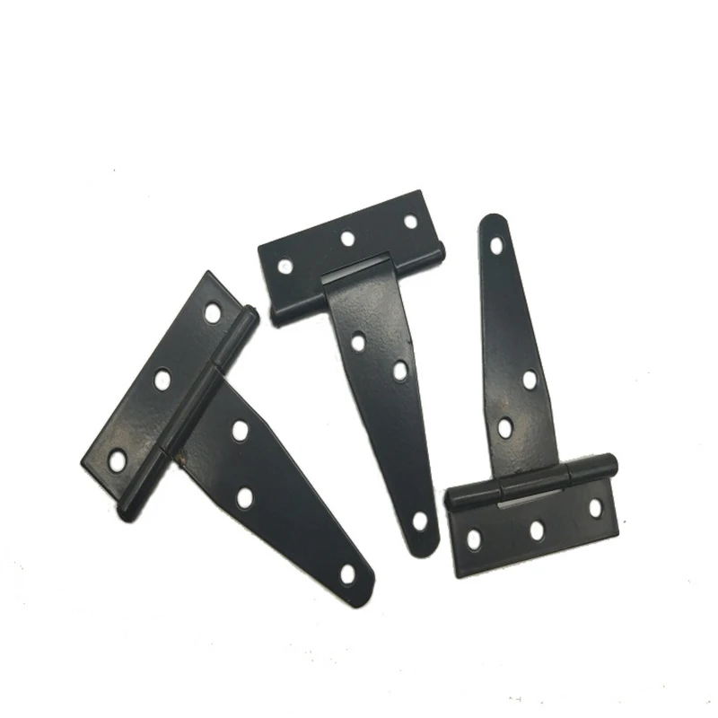 

Black IronT hinges Cabinet furniture Hinge Garden Shed 3-12inch Wooden Door Gate for light door gate furniture hardware