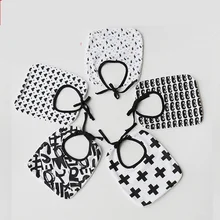 Крутая бандана двойное водостойкое Хлопковое полотенце Scarfslobber Baby Bid Cartoon