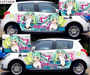 

LEFT SIDE Full Body Car Stickers Tailor-made Camouflage DIY Japanese Anime Sticker Refit Accessories Vinyl Car Sticker