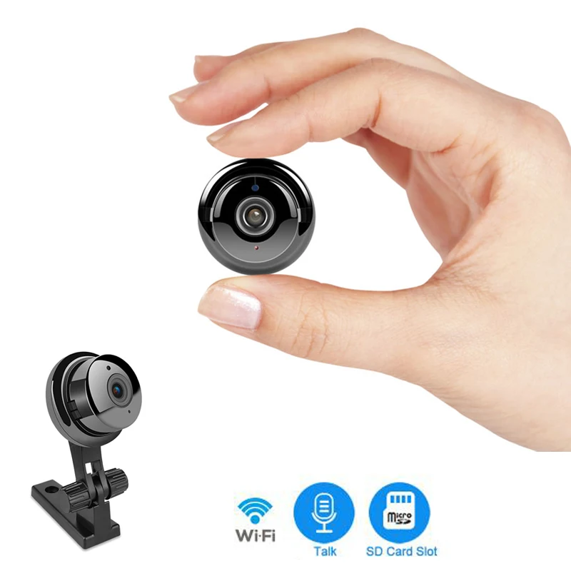 720P HD 360 широкоугольный VR беспроводная камера 1.0MP Мини WIFI ночное видение умный дом
