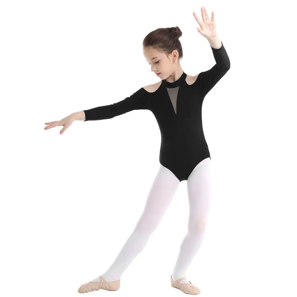 Детские гимнастические трико для девочек, боди для балета, танца, гимнастический купальник для танцев, балерины, современные лирические танцевальные костюмы для сцены