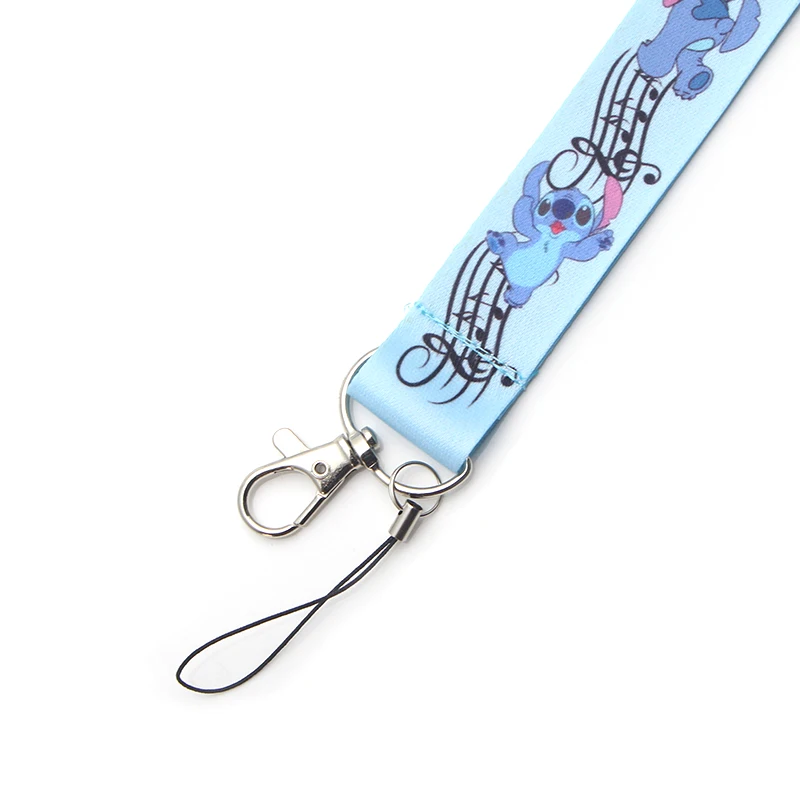 P2819 Dongmanli Alien Cute Stich бейдж со шнурком ID Lanyards/веревка для мобильного телефона/Key нашейные ремешки брелок для ключей