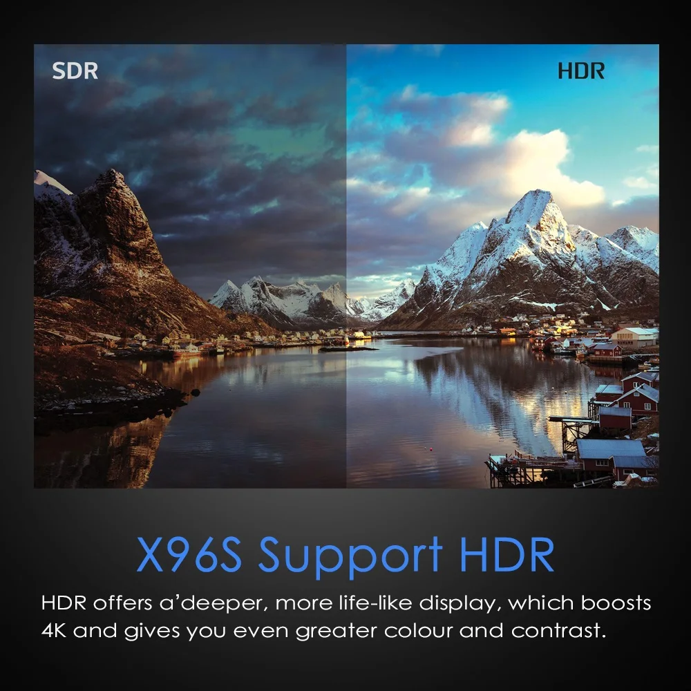  Android 9.0 TV Stick X96S 4GB 32GB Amlogic S905Y2 Quad Core 4K 2.4G&5GHz Dual Wifi Bluetooth 4.2 10
