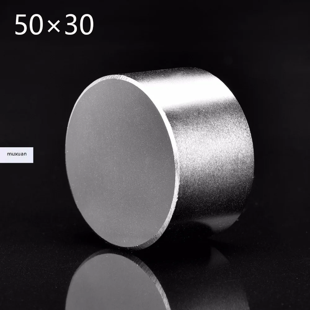 1 шт. N52 Dia50x30 мм Горячий круглый магнит 50*30 сильные магниты редкоземельных