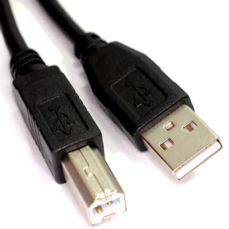 3/1,5 м USB 2,0 A к B Мужской адаптер кабель для передачи данных для Epsons CanonS SharpS HPS принтер сканер удлинитель провод шнур