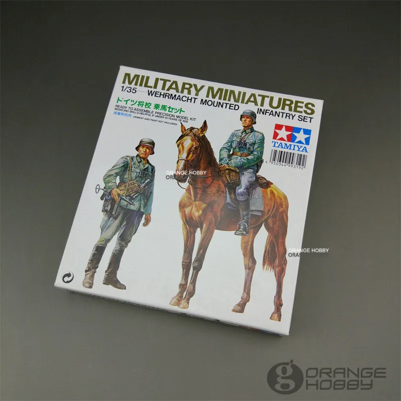 

OHS Tamiya 35053 1/35 Wehrmacht Mounted Infantry Set Miniatures Assembly Military figures Model Building Kits