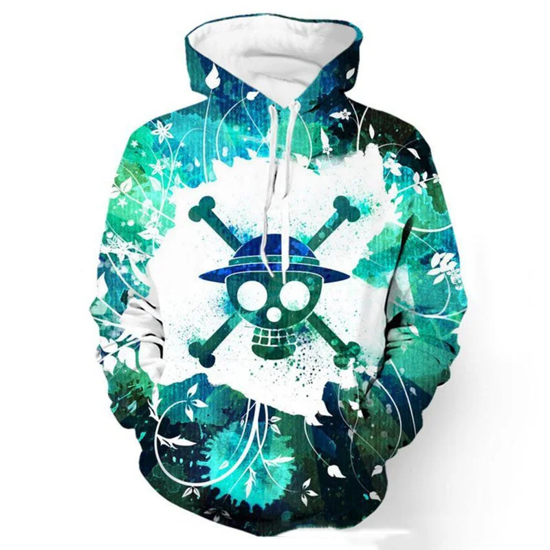 Cosplay&Ware [9]Anime One Piece Cosplay Costumes Hoodies 3d Print Monkey D Luffy Daily Leisure Hoodie Hoody Coat Sweatshirts -Cosplay&Ware anime Shop