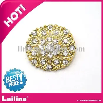 

Gold rhinestone buttons