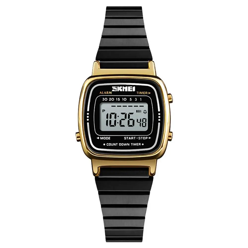 

Fashion Women Digital Countdown Alarm Luminous Waterproof Business Wrist Watch