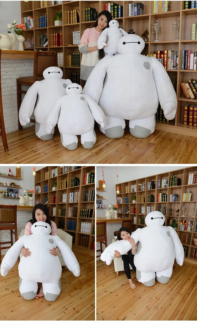 Высокое качество большой размер 50 см Baymax мультфильм плюшевые куклы мягкие игрушки Большой Герой 6 детские игрушки baymax плюшевые дети