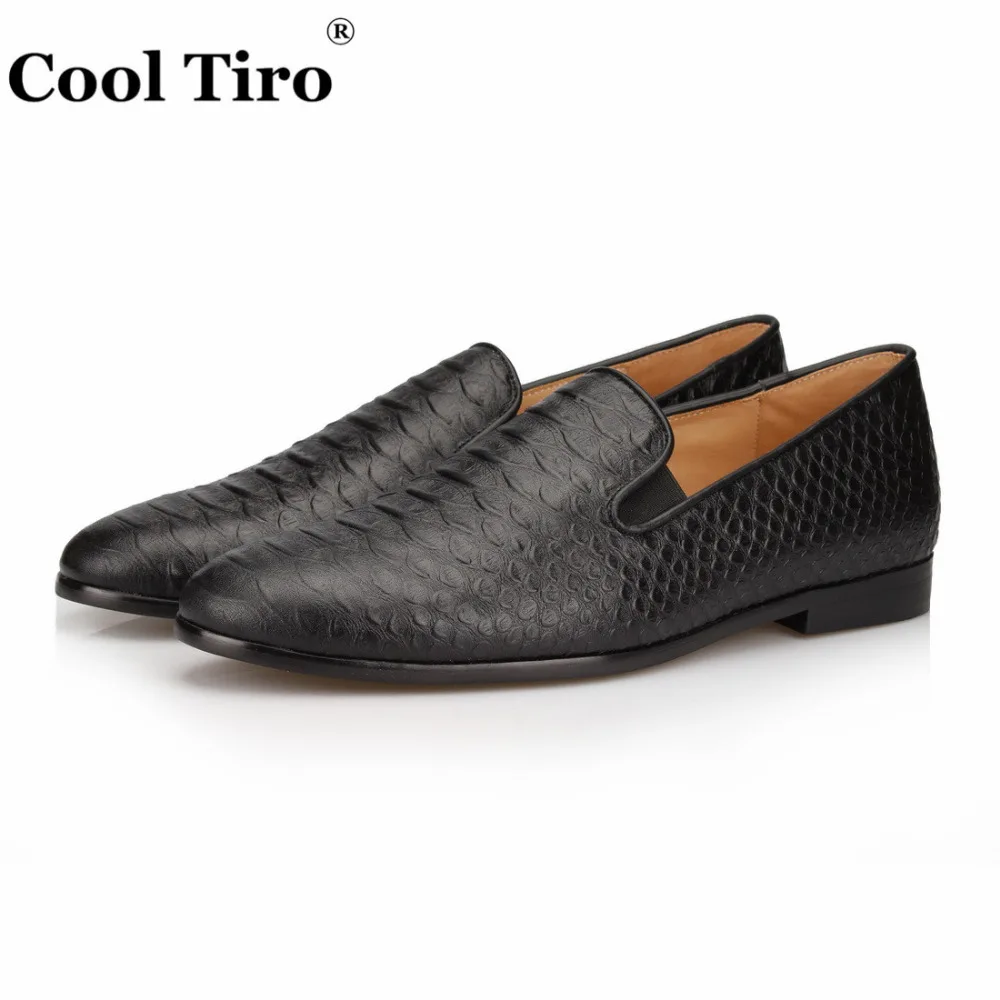 Black Python Loafers Mens (3)