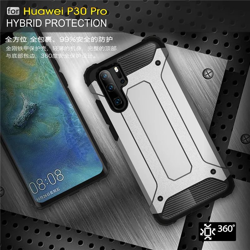 For Huawei P30 Pro case P30pro Luxury Robot Armor PC+TPU bumper protect Back cover Phone Cases |