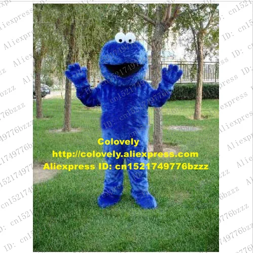Синий Коржик, сапоги с высоким голенищем из плюша на меху для взрослых маскарадный MASCOT-костюм с большим ртом маскарадный костюм персонажа из мультфильма № 78