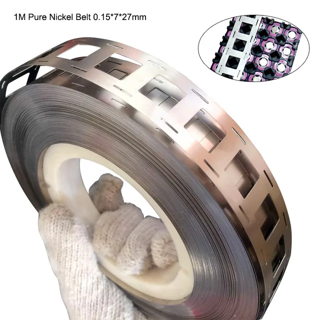 

18650 nickel, High purity Pure Nickel belt lithium battery nickel strip Li-ion batteries Ni plate used for 18650 1Meter