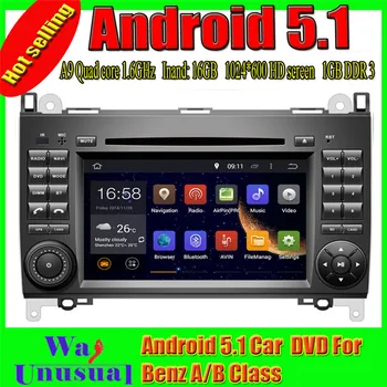 

WANUSUAL 7 Inch Quad Core 16G Android 5.1 Car Radio Player for Benz Vito W639 2003 2004 2005 2006 2007 2008 2009 2010 2011 2012
