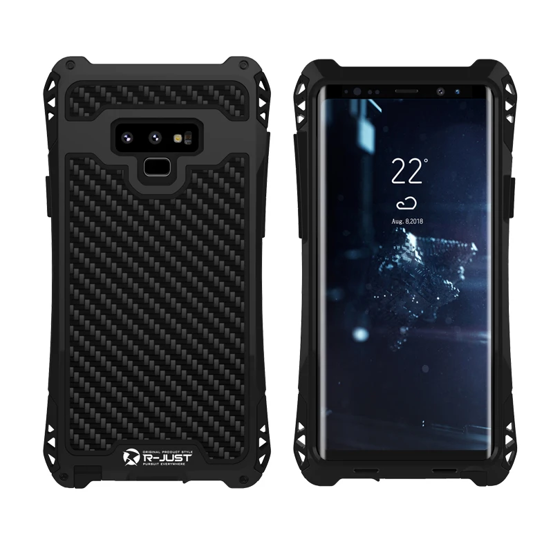 For Samsung Note 9 Case Note9 Cover Carbon Fiber Full Body Heavy Duty