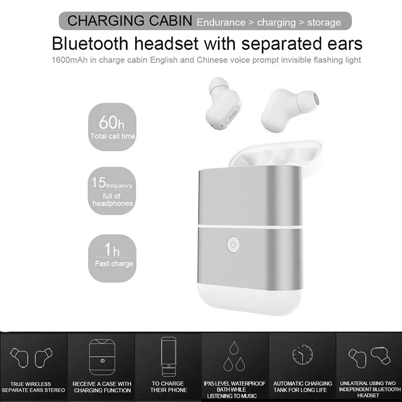 TWS наушники X2 с поддержкой Bluetooth 5 0 и зарядным устройством|Наушники гарнитуры| |