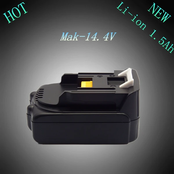 

New 14.4V Rechargeable Lithium Ion 1500mAh Replacement Power Tool Battery for Makita BL1415 LXT200 194065-3 194066-1 14.4 Volt
