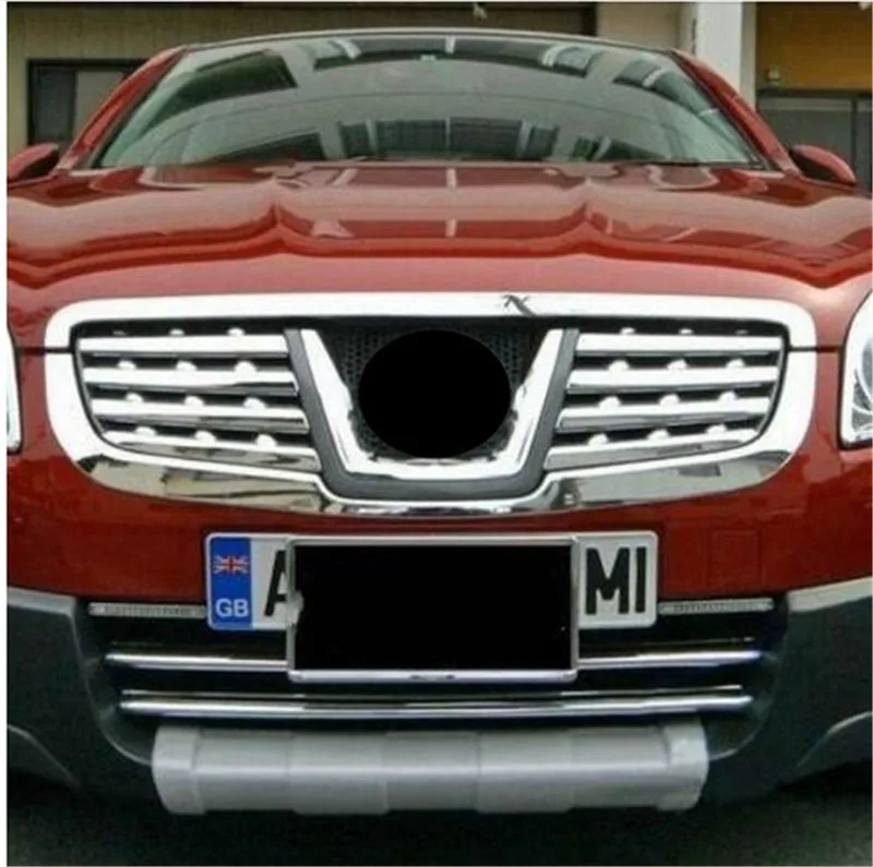Крышка хромированный ABS Пластик решетка Накладка для Nissan Qashqai j10 2007 2008 2009 2010 2011 2012