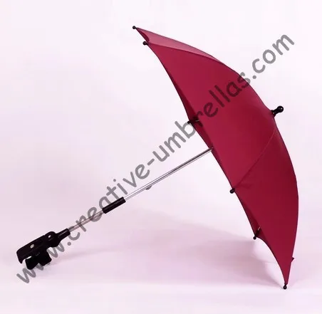 Baby stroller umbrella,baby  car  umbrellas,hand open.8mm metal shaft and fiberglass ribs,clamp parasol,clip,children