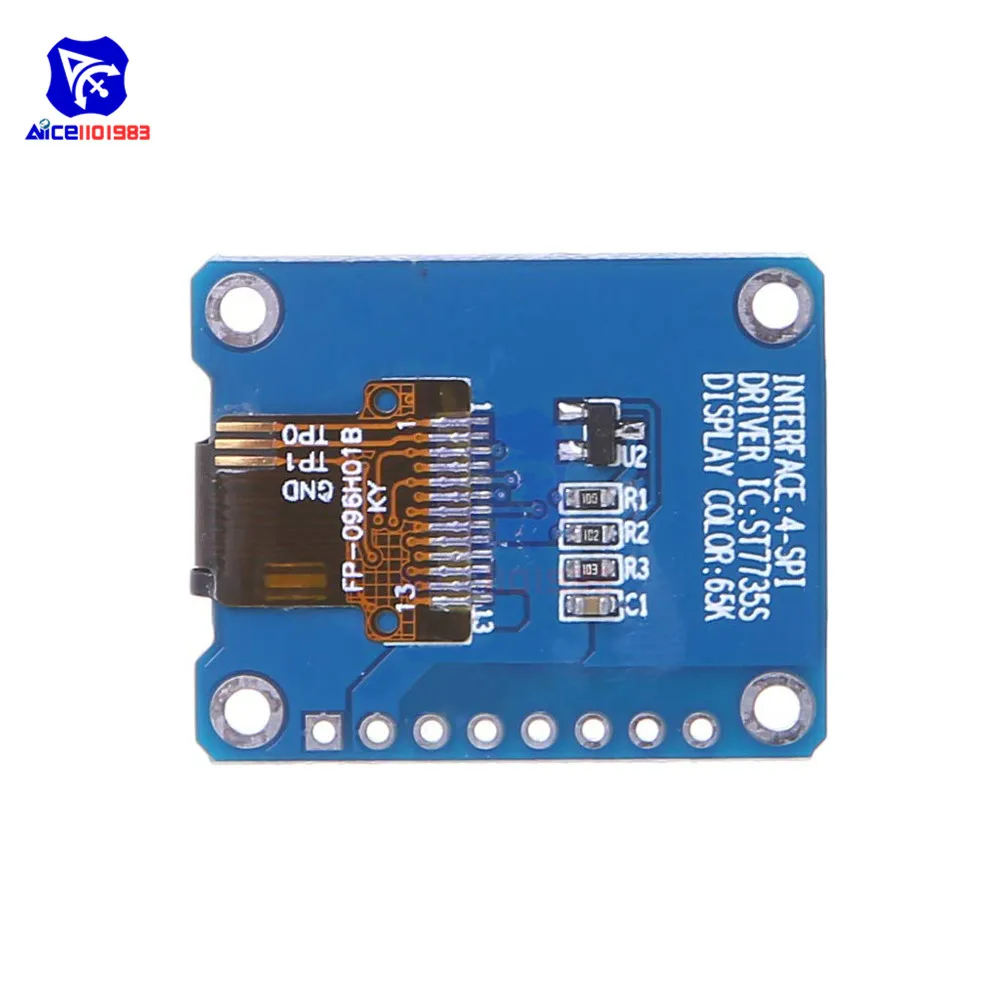 0,96 дюйма 7Pin полный Цвет 80*160 TFT ЖК-дисплей ips Экран Дисплей модуль SPI Интерфейс ST7735 IC драйвер для Arduino C51 STM32 3,3 V