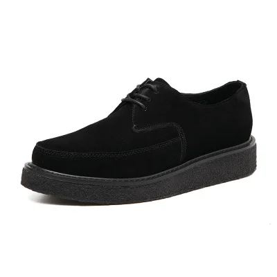 

New Arrival Spring/Autumn Concise Women Pumps Shoes reathable Casual Low Platform Shoes Genuine Leather Black Cross-Tied Shoes