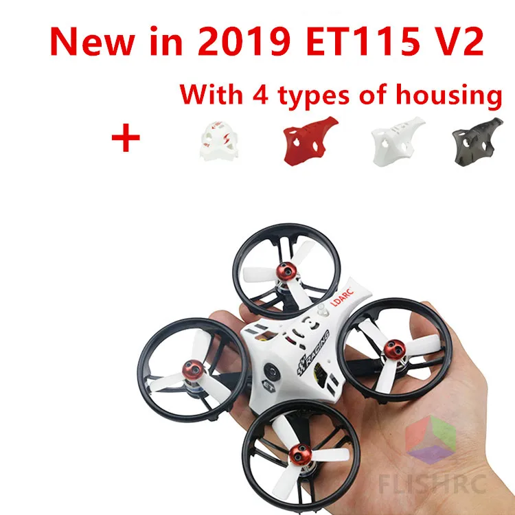 

LDARC ET115 V2 3S Micro FPV Racing Drone Quadcopter PNP With OSD 800TVL Camera 16CH 25mW 100mW VT (Excluding batteries)