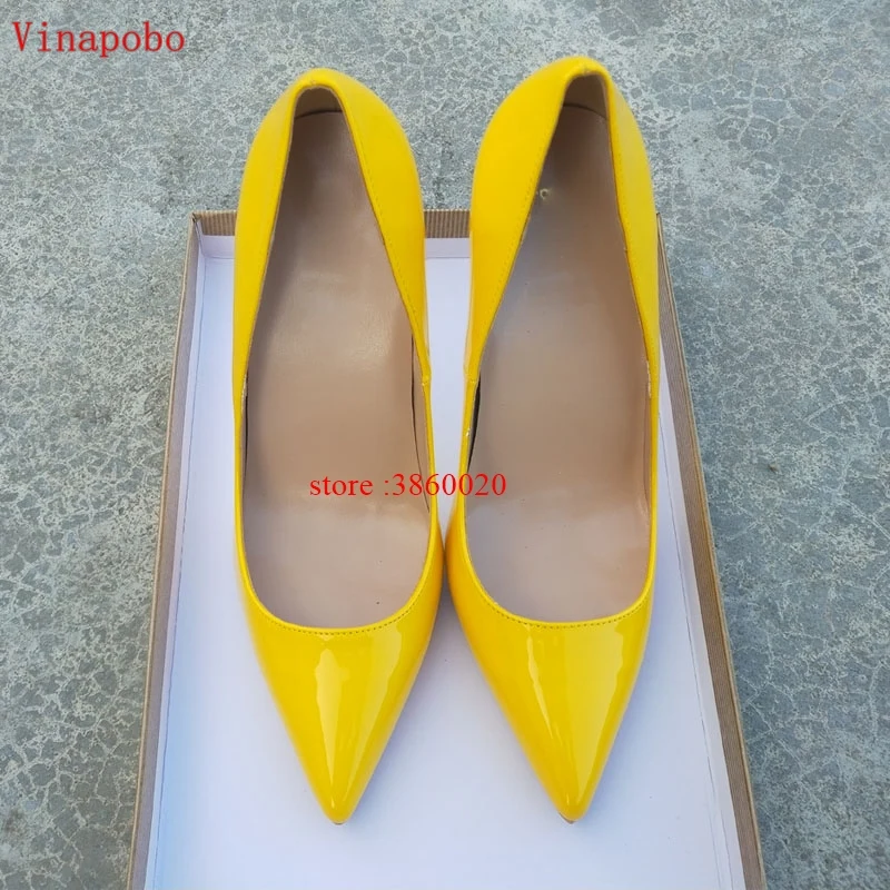 Women-s-fashion-high-heels-yellow-sexy-pointed-single-shoes-women-s-bridal-wedding-shoes-party (4)