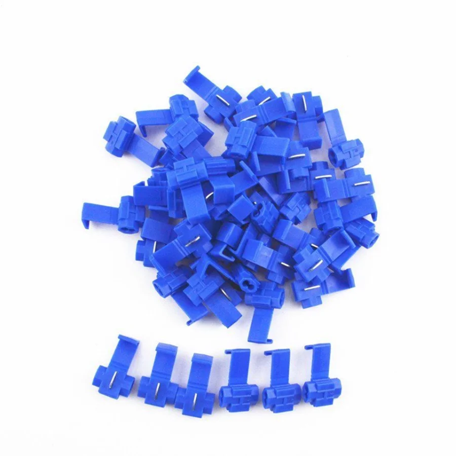 

Hot sale 100Pcs Quick Splice Scotch Lock Wire Connectors Electrical Cable Joints