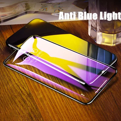 Rock 0,23 мм защитная пленка из закаленного стекла для iPhone XS Max Xr защитная пленка из закаленного стекла для iPhone - Цвет: Anti Blue Light