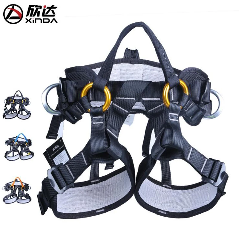 Xinda Professional Half Body Safety Belt Harnesses Rock Climbing