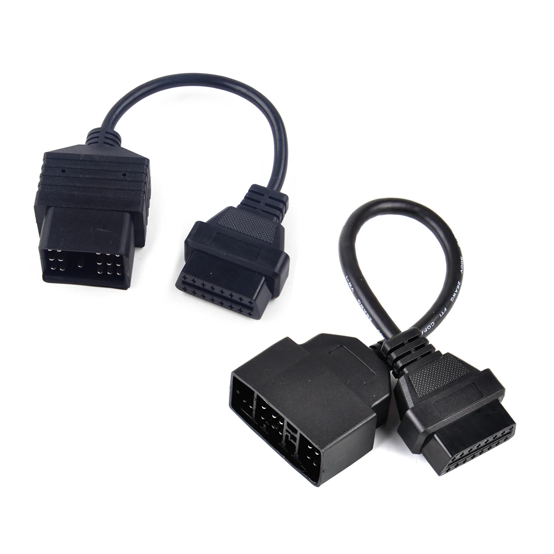 

beler OBD1 to OBD2 Diagnostic Adapter Connect Cable Tool 22pin to 16pin and 17pin to 16 pin fit for Toyota Camry 4Runner Corolla