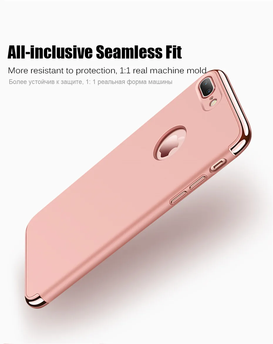 MOUSEMI For iPhone 7 6 6S 5 5s se 8 Plus X Hard Plastic Cases Full Cover Ultra Thin Phone Cases On For iPhone 6 8 6 s Back Cover (5)