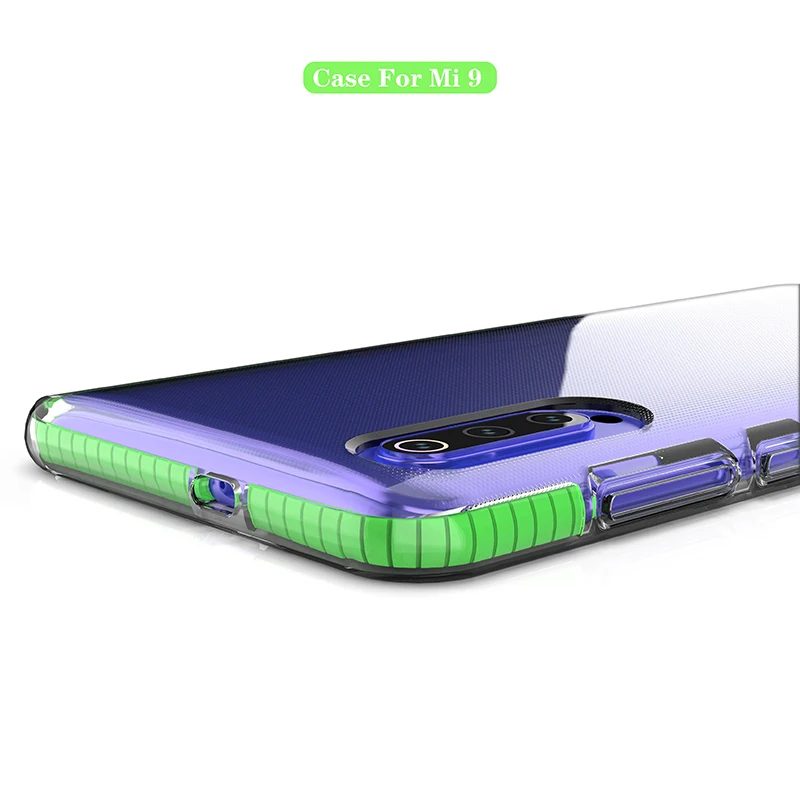For Xiaomi Redmi 5 Plus Note 5 Pro 6 6A Pro Luxury Transparent Two-tone Frame Phone Case Bumper Shockproof Non-slip Cover Caqa
