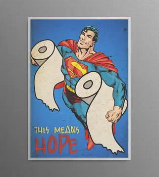 

modern art hand painted popular art superman on canvas graffiti street art good for bedroom decoration