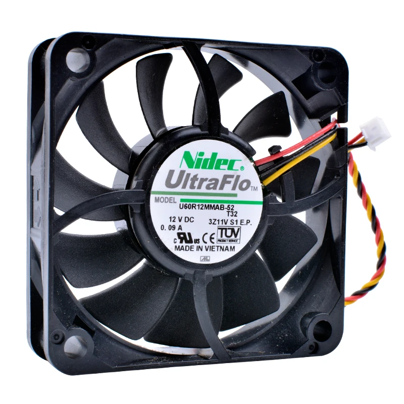 

Brand new original ANCHAOPU U60R12MMAB-52 6cm 6015 DC12V 0.09A Speed detection mute computer CPU cooling fan