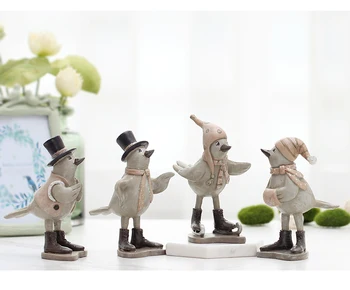 

American country birds set up a living room bedroom TV cabinet set up creative gifts home decoration