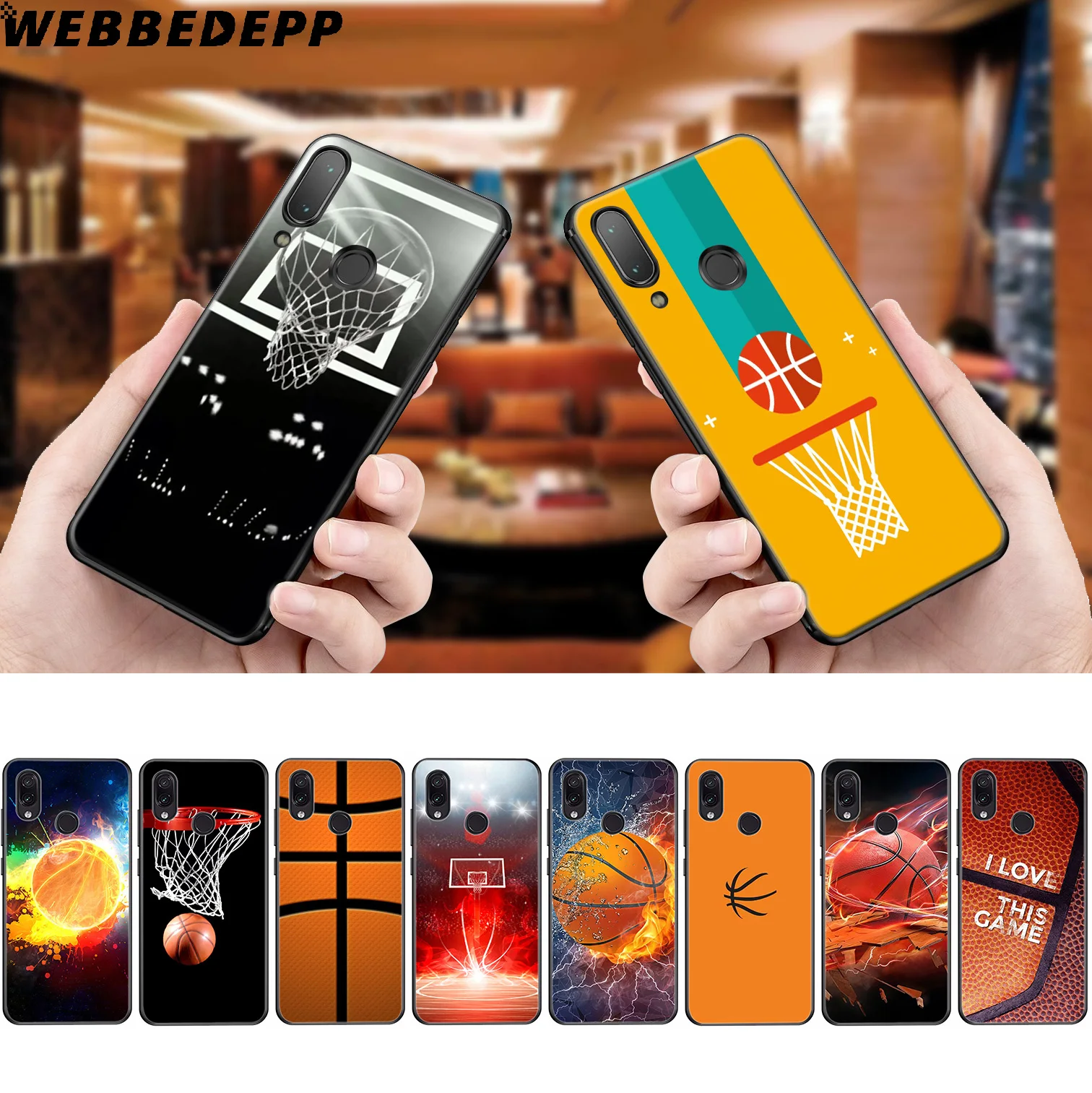 

WEBBEDEPP basketball Art Flight Soft Case for Xiaomi Redmi K20 7A 4A 4X 5 5A 6 6A S2 Note 8 4 4X 5 6 5A 7 Pro Plus Prime