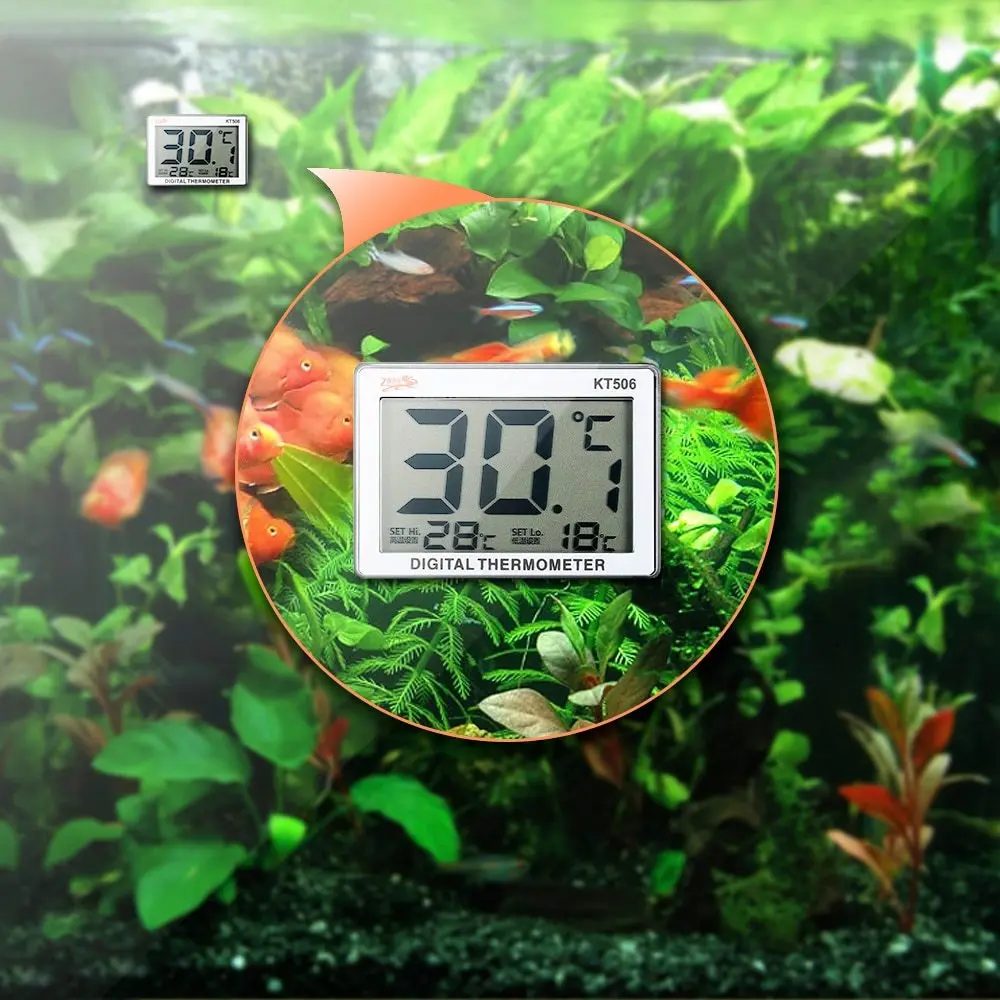 Мини ЖК цифровой аквариум аквариумный термометр измеритель температуры воды 0C~ 37C аквариум