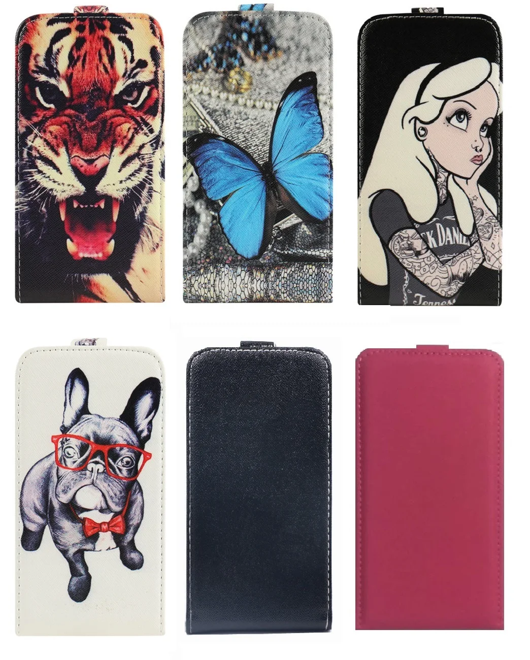 Yooyour Case Printed Flip PU Leather Case for vertex