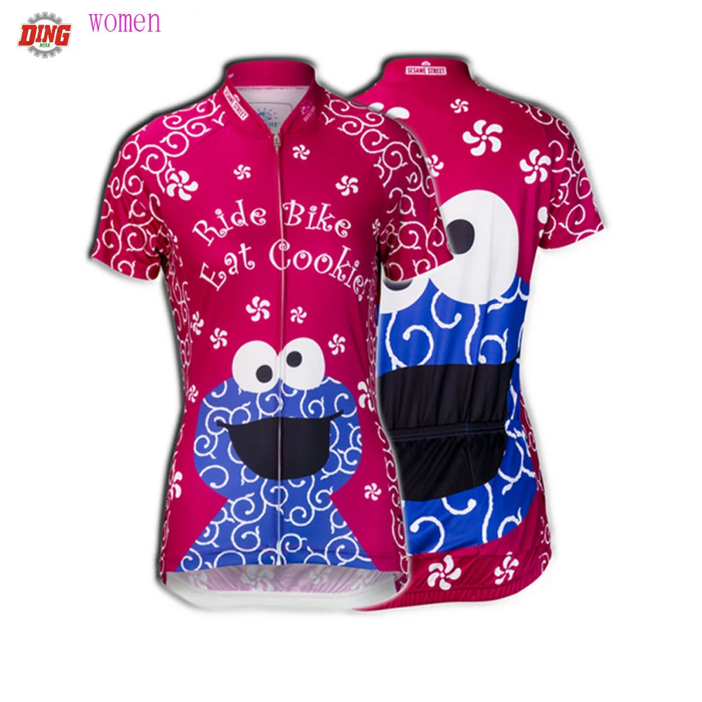 

NEW Cycling jersey red women Short sleeve girl Bike wear lovely cycling clothing MTB Sportswear Breathable team Bicycle jersey