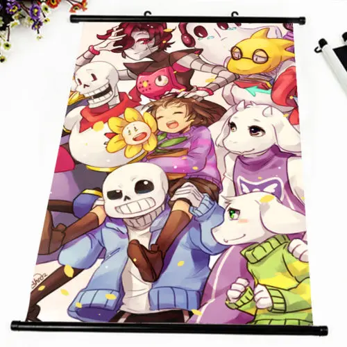Аниме постер милый Loli аниме Undertale Сексуальная настенная прокрутка печатная