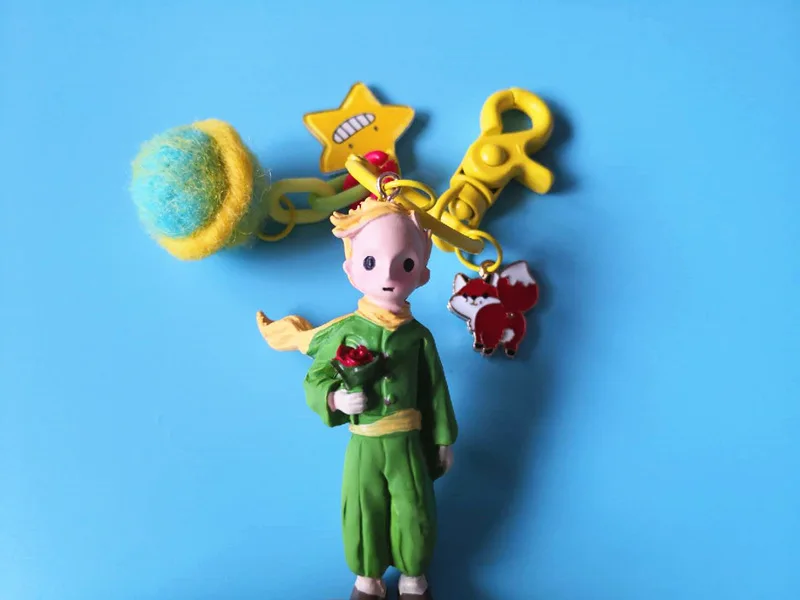 Мультфильм фея Маленький принц фигурка кукла игрушка брелок Подвеска для женщин детская сумка школьная сумка Подвески декоративные брелоки