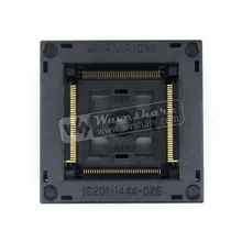 QFP144 TQFP144 FQFP144 PQFP144 IC201-1444-026 QFP Yamaichi IC Тесты burn-в гнездо адаптера Программирование 0,5 мм шаг